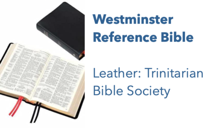 Westminster Reference Bible by TBS: Leather