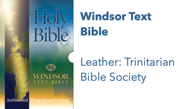 Leather Bible (Authorised King James Version) Windsor Series by TBS