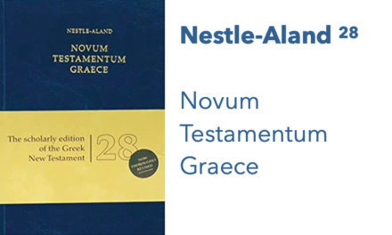 Novum Testamentum Graece: Nestle-Aland 28th Edition